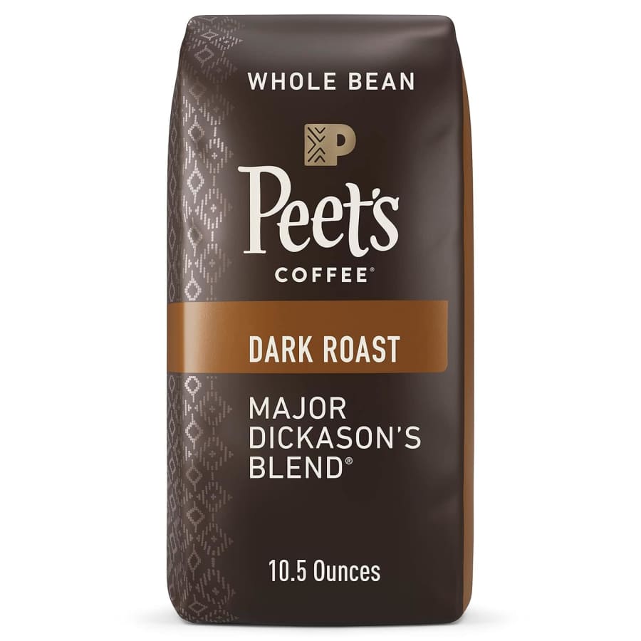 Peet's Coffee Dark Roast Whole Bean Coffee 10.5-oz. Bag: $4.62 via Sub & Save Peet's Coffee Dark Roast Whole Bean Coffee 10.5-oz. Bag: $4.62 via Sub & Save