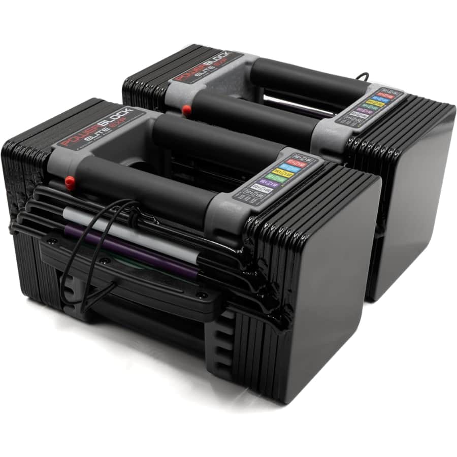 PowerBlock Elite EXP Adjustable Dumbbell Pair: $299