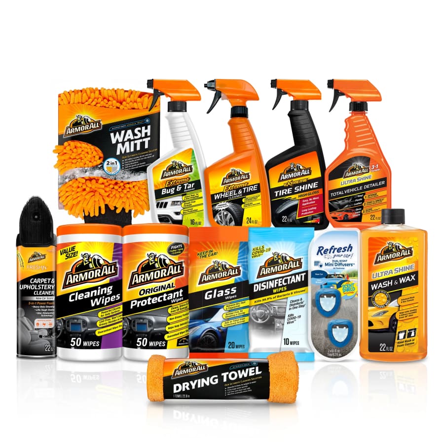 Armor All XL Car Care 13-Piece Cleaning and Wash Kit: $18