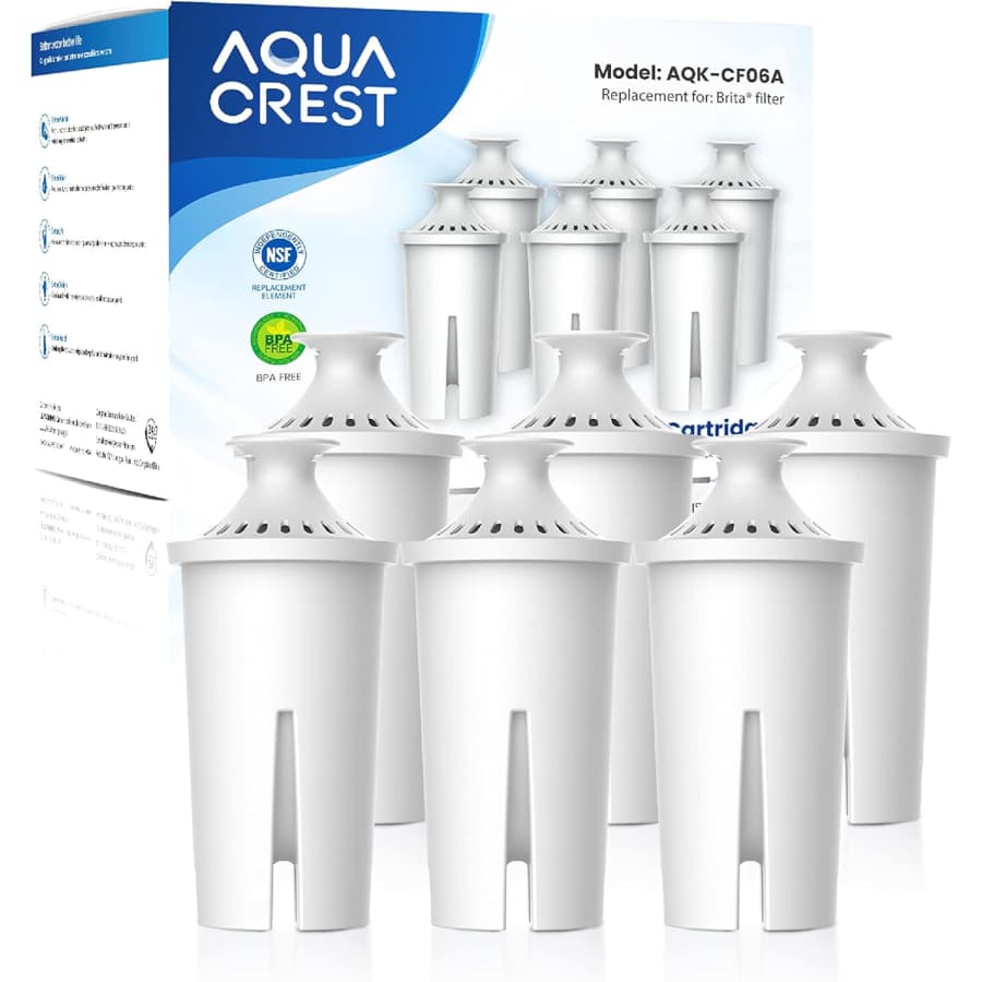 Aqua Crest Replacement for Brita Filter 6-Pack: $16 via Subscribe & Save