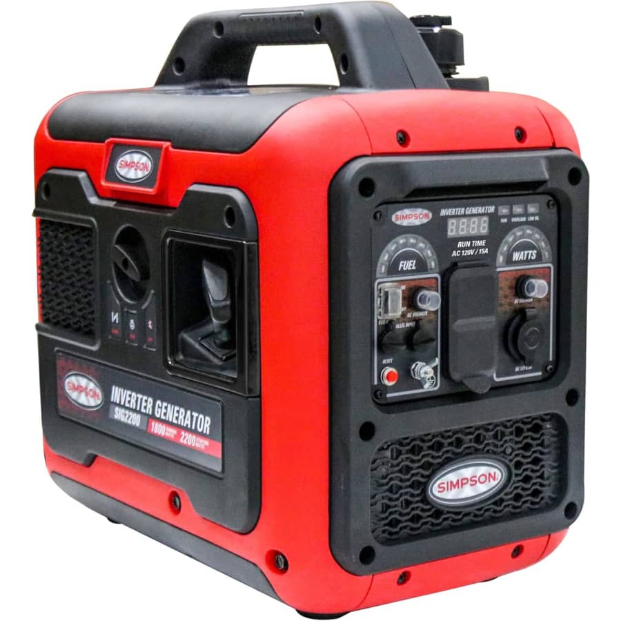 Simpson Cleaning SIG2218 Portable Gas Inverter Generator: $435 Simpson Cleaning SIG2218 Portable Gas Inverter Generator: $435