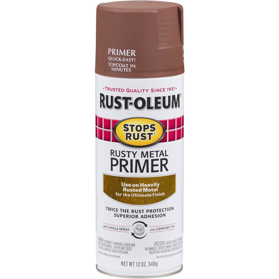 Rust-Oleum 12-oz. Stops Rust Spray Paint: $7