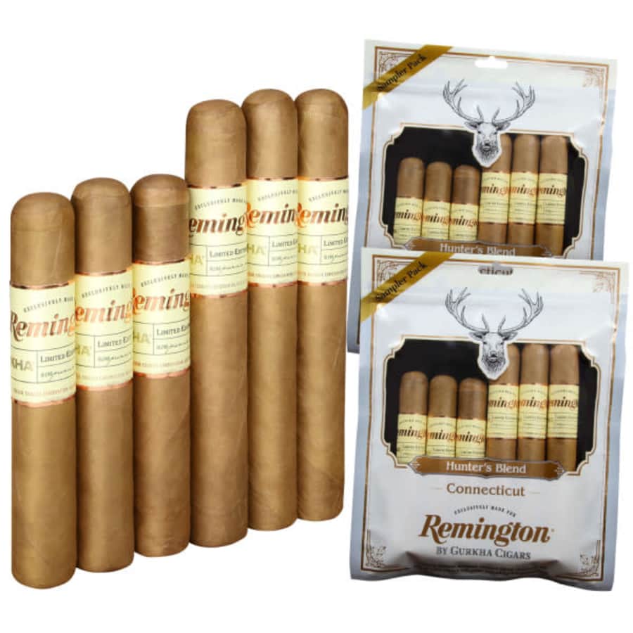 Remington Connecticut Fresh Pack 12-Cigar Sampler: $29 Remington Connecticut Fresh Pack 12-Cigar Sampler: $29