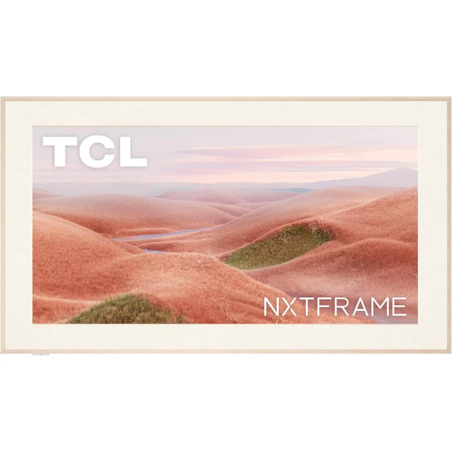TCL NXTFRAME 55A300W 55" 4K HDR 120Hz QLED UHD Smart TV: $800 TCL NXTFRAME 55A300W 55" 4K HDR 120Hz QLED UHD Smart TV: $800