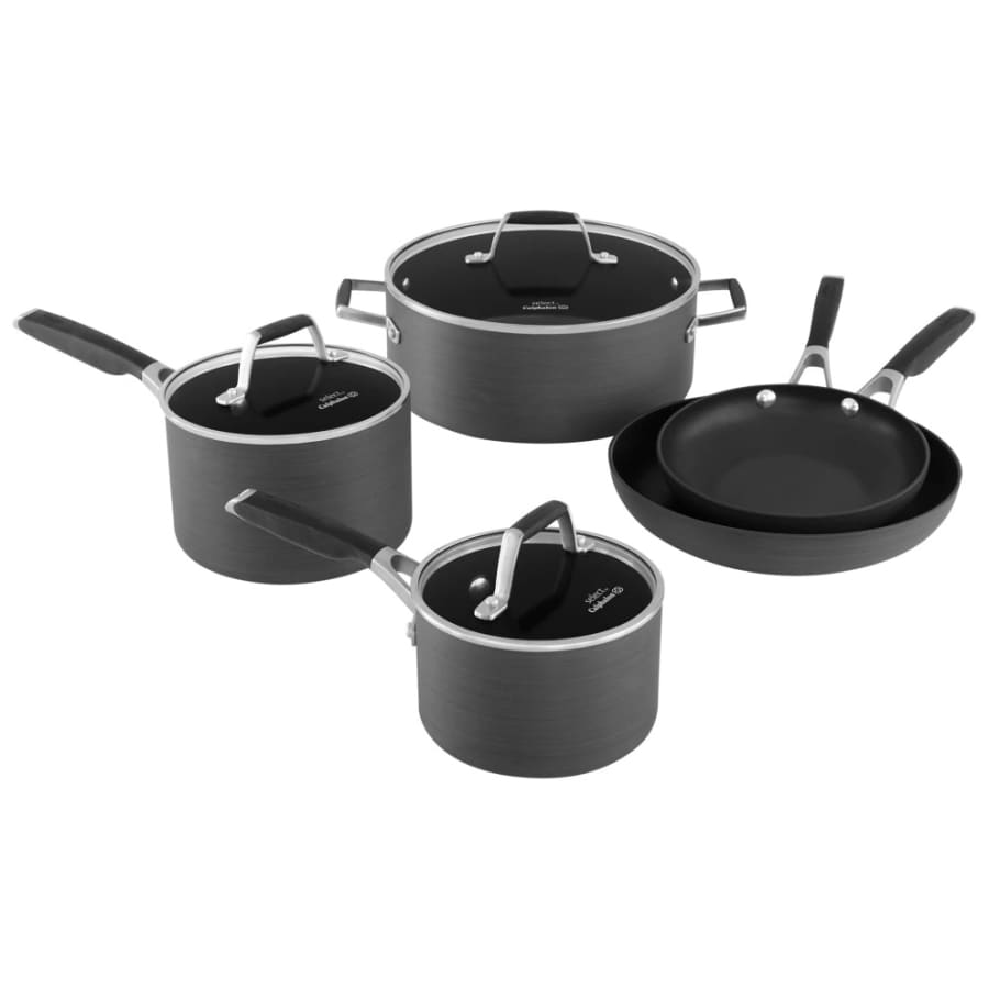 Calphalon Select 8-Piece Hard-Anodized Nonstick Cookware Set: $100 Calphalon Select 8-Piece Hard-Anodized Nonstick Cookware Set: $100