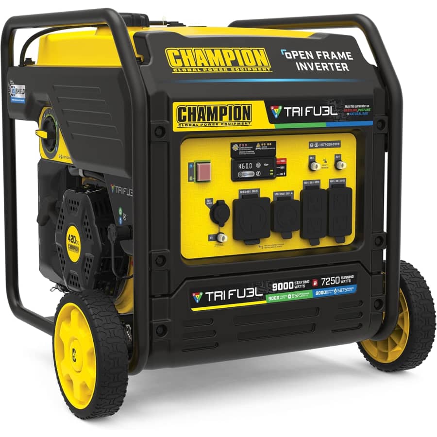 Champion Power Equipment 9,000W Inverter Generator: $950