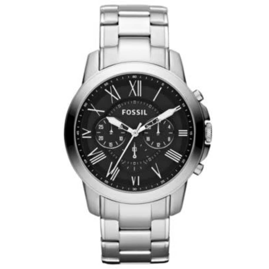 Fossil Men's Chronograph Grant Stainless Steel Bracelet Watch: $72 Fossil Men's Chronograph Grant Stainless Steel Bracelet Watch: $72