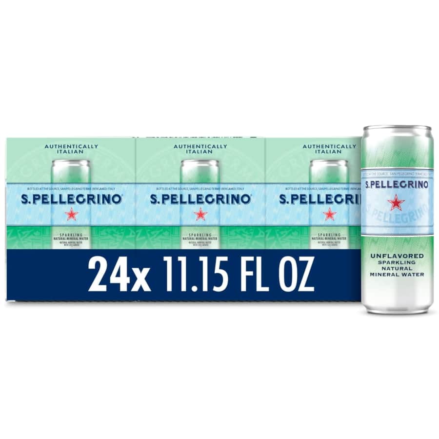 S.Pellegrino Sparkling Natural Mineral Water 24-Pack: $10.63 via Sub. & Save