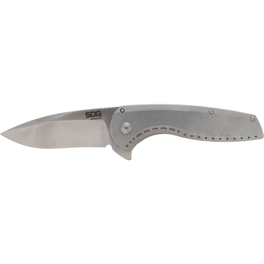 SOG Aegis FLK 2.0 3.5" Wharncliffe Folding Knife: $18