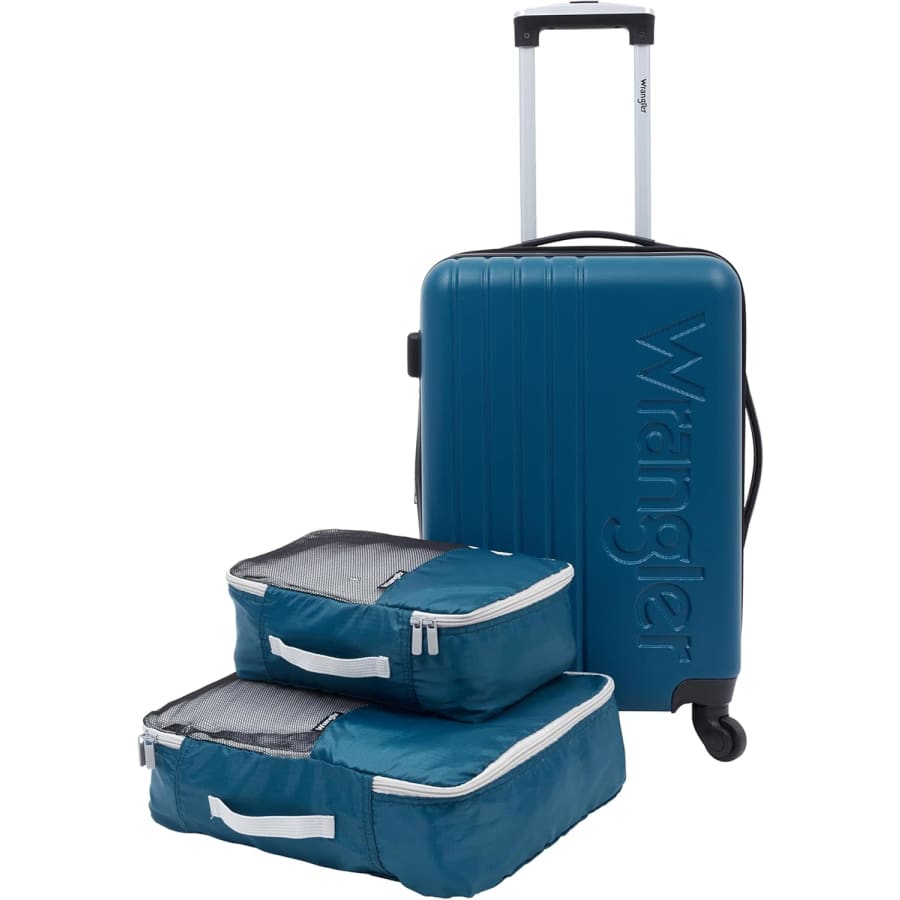 Wrangler Charlotte Collection 3-Piece Expandable Luggage Set: $34