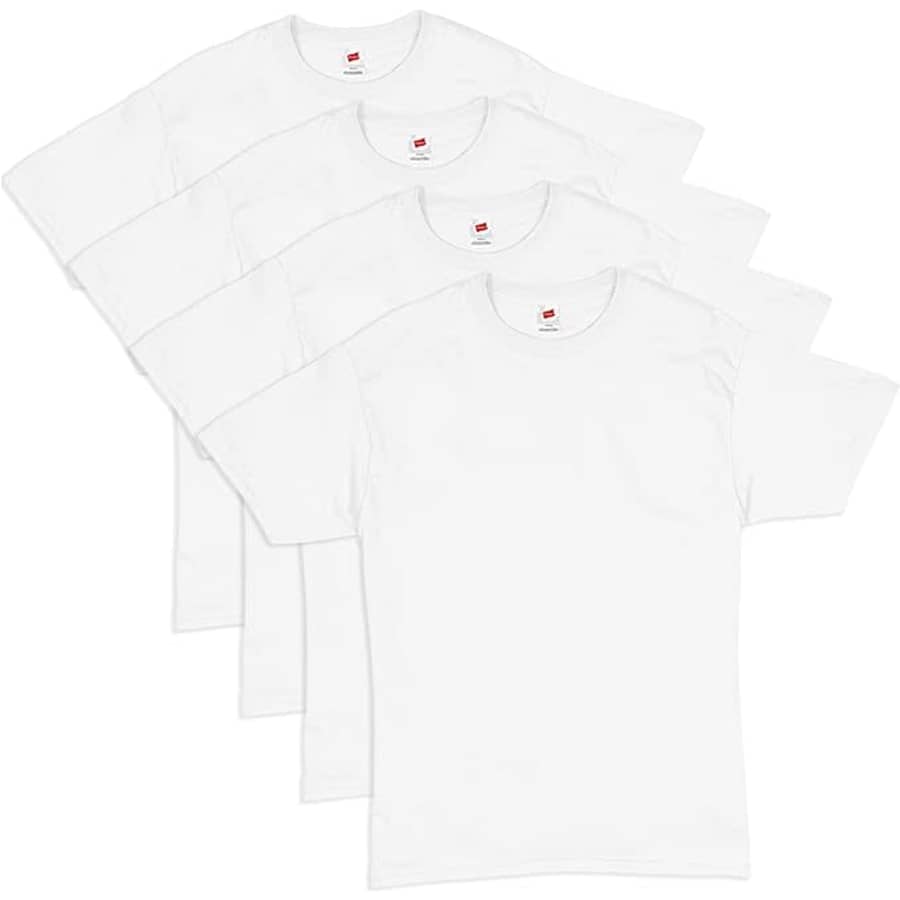 Hanes Men's Crew T-Shirt 4-Pack: $13 Hanes Men's Crew T-Shirt 4-Pack: $13