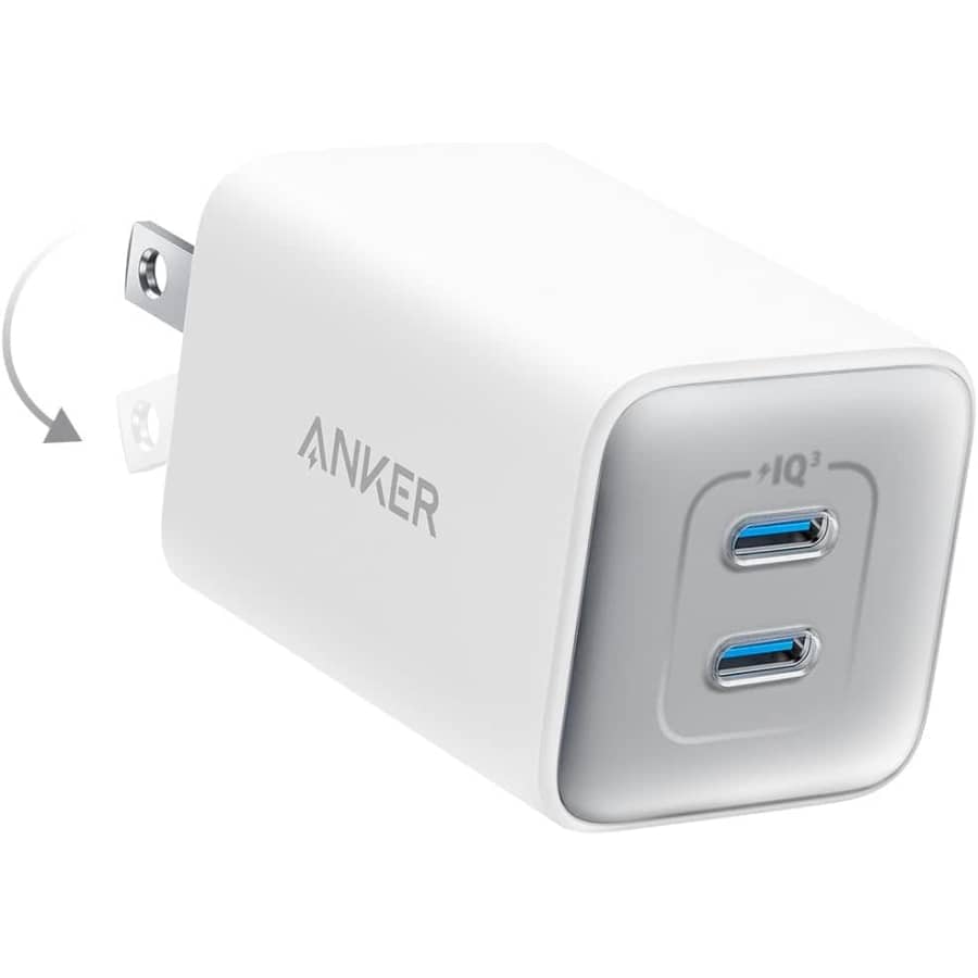 Anker 47W Dual Port USB-C Charger: $19.99 Anker 47W Dual Port USB-C Charger: $19.99