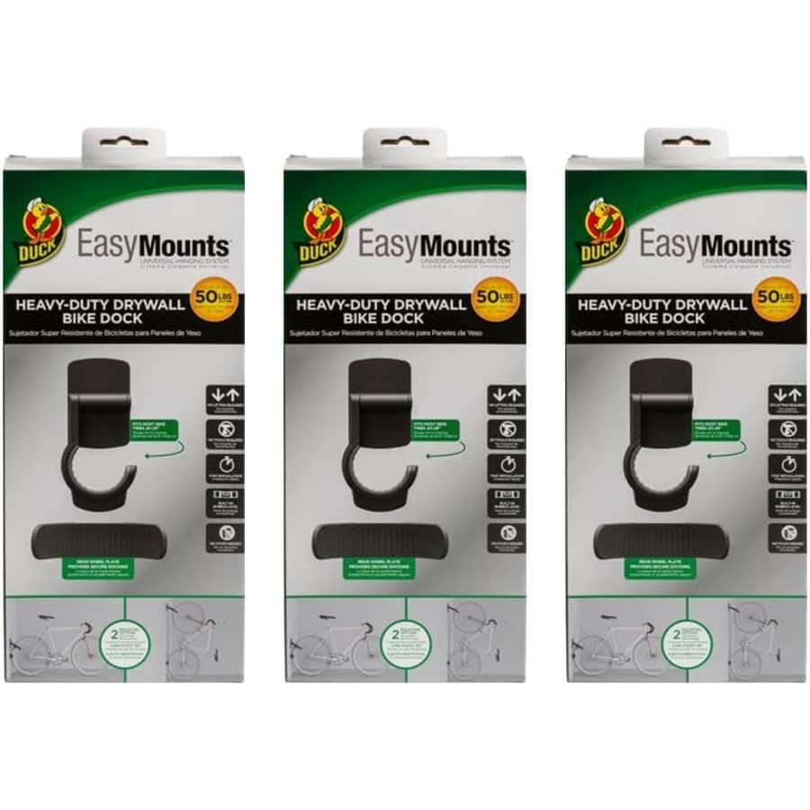 Duck Brand EasyMounts Bike Dock 3-Pack: $19