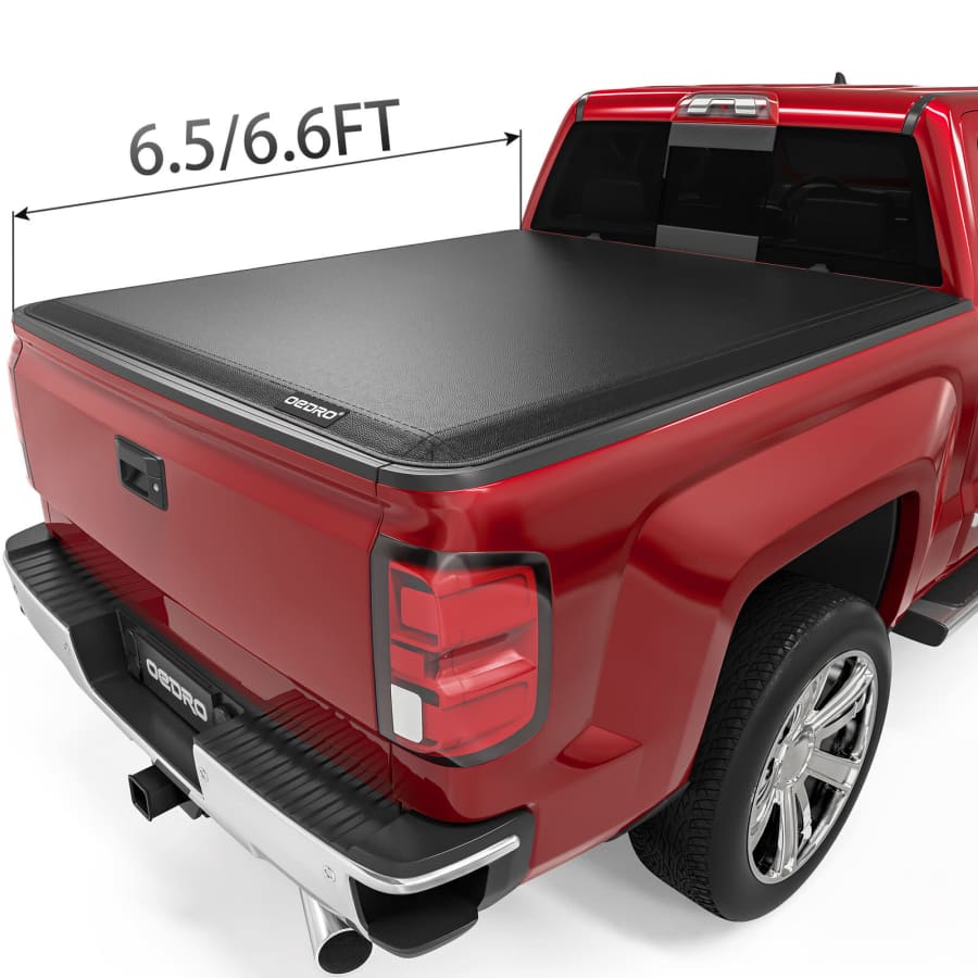 6.5-Foot 4-Fold Tonneau Cover For 2014-2019 Silverado/Sierra: $139 6.5-Foot 4-Fold Tonneau Cover For 2014-2019 Silverado/Sierra: $139