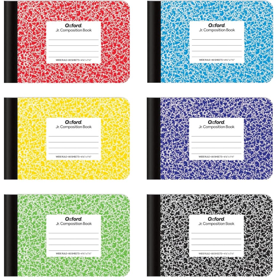 Oxford Jr. Composition Notebook 6-Pack: $6.56 Oxford Jr. Composition Notebook 6-Pack: $6.56