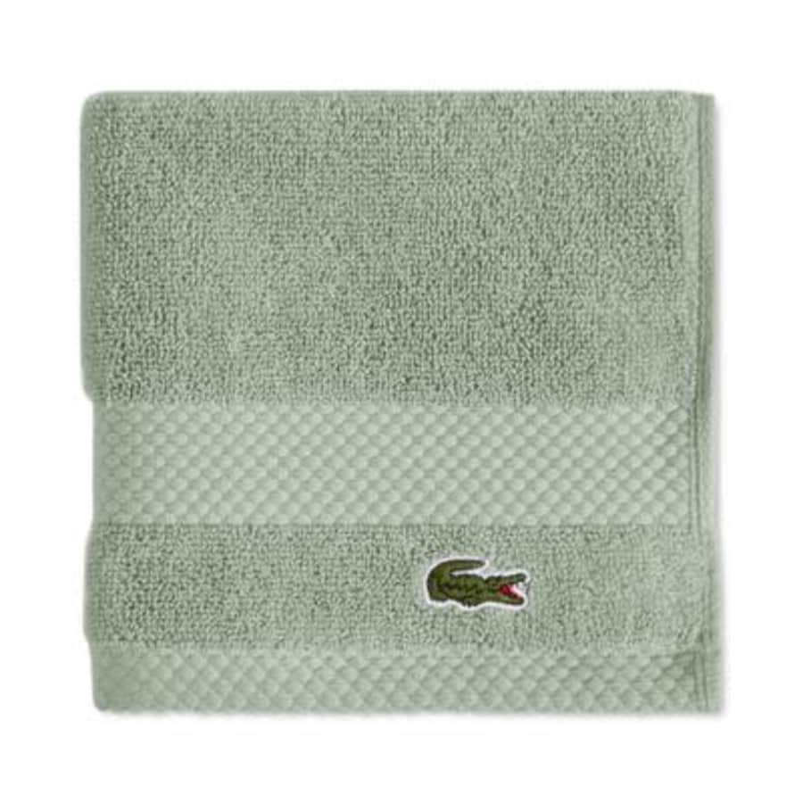 Lacoste Home Heritage Anti-Microbial Supima Cotton Washcloth: $5