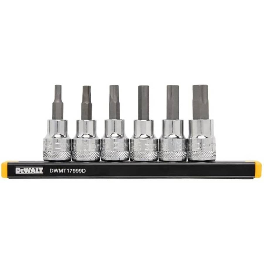 DeWalt 3/8" Drive SAE Hex Socket Set: $9 DeWalt 3/8" Drive SAE Hex Socket Set: $9