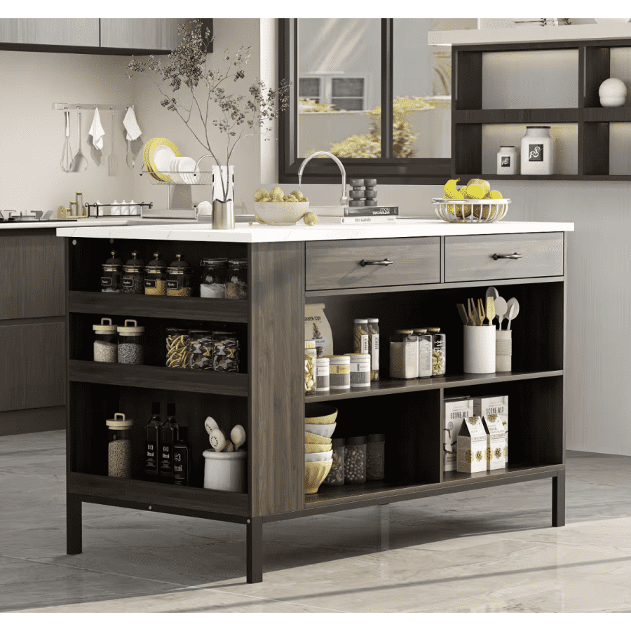 Fufu & Gaga 55" Kitchen Island: $269.75 Fufu & Gaga 55" Kitchen Island: $269.75