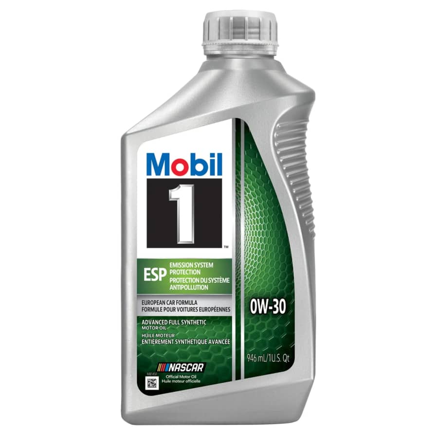 Mobil 1 ESP Full Synthetic 0W-30 Motor Oil 1-Quart: $8.78 Mobil 1 ESP Full Synthetic 0W-30 Motor Oil 1-Quart: $8.78