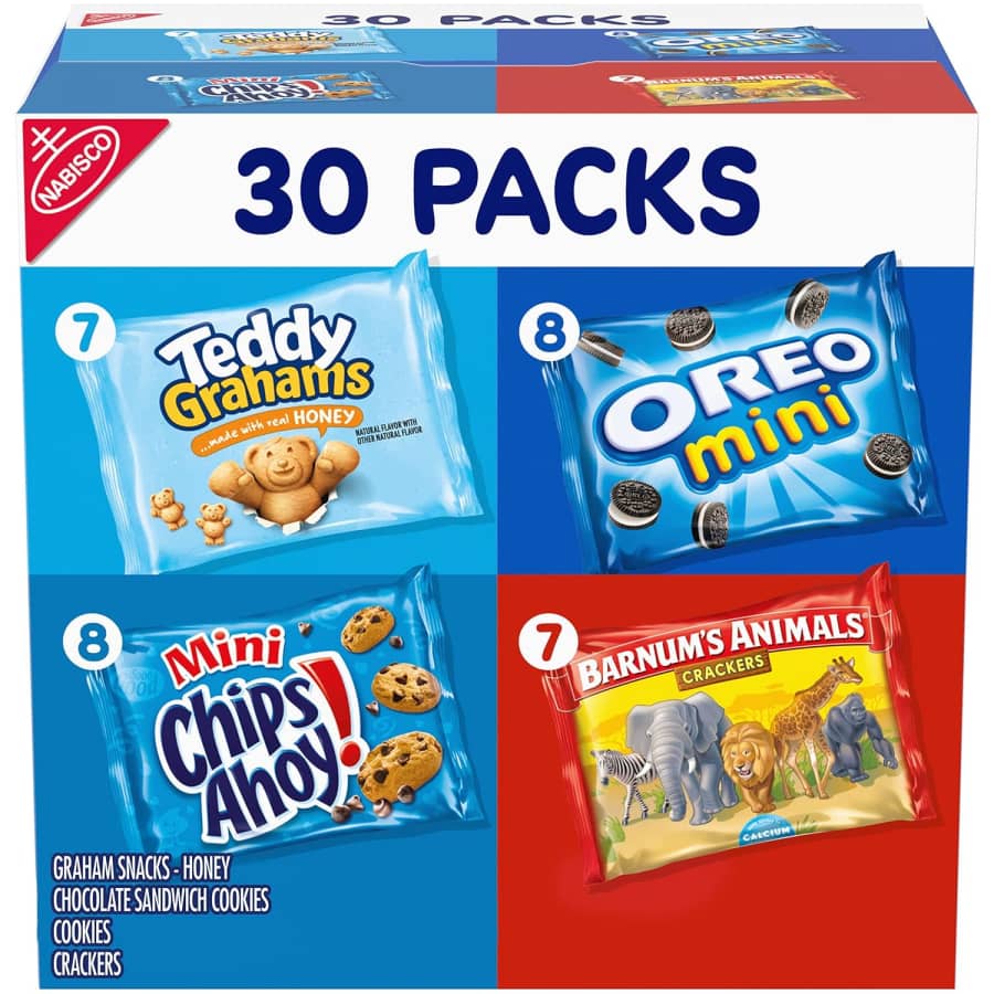 Nabisco Team Favorites 30-Count Variety Pack: $10 via Subscribe & Save Nabisco Team Favorites 30-Count Variety Pack: $10 via Subscribe & Save