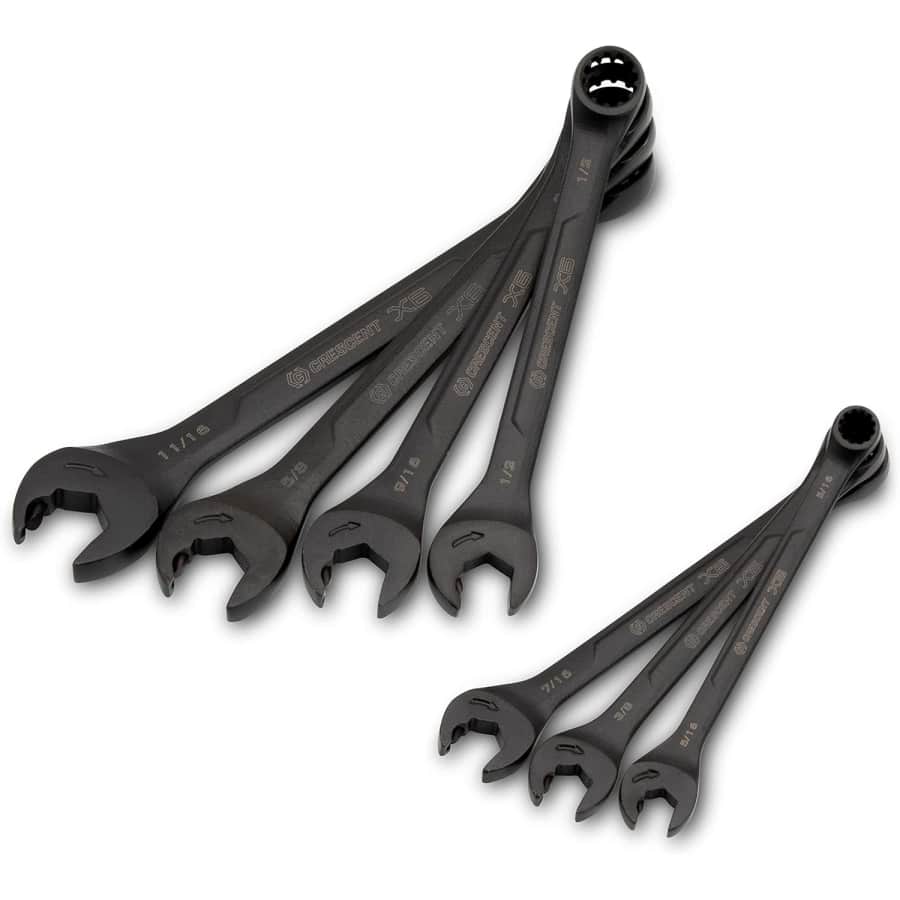 Crescent 7-Piece Open End Ratcheting Combination SAE Wrench Set: $26.12 Crescent 7-Piece Open End Ratcheting Combination SAE Wrench Set: $26.12
