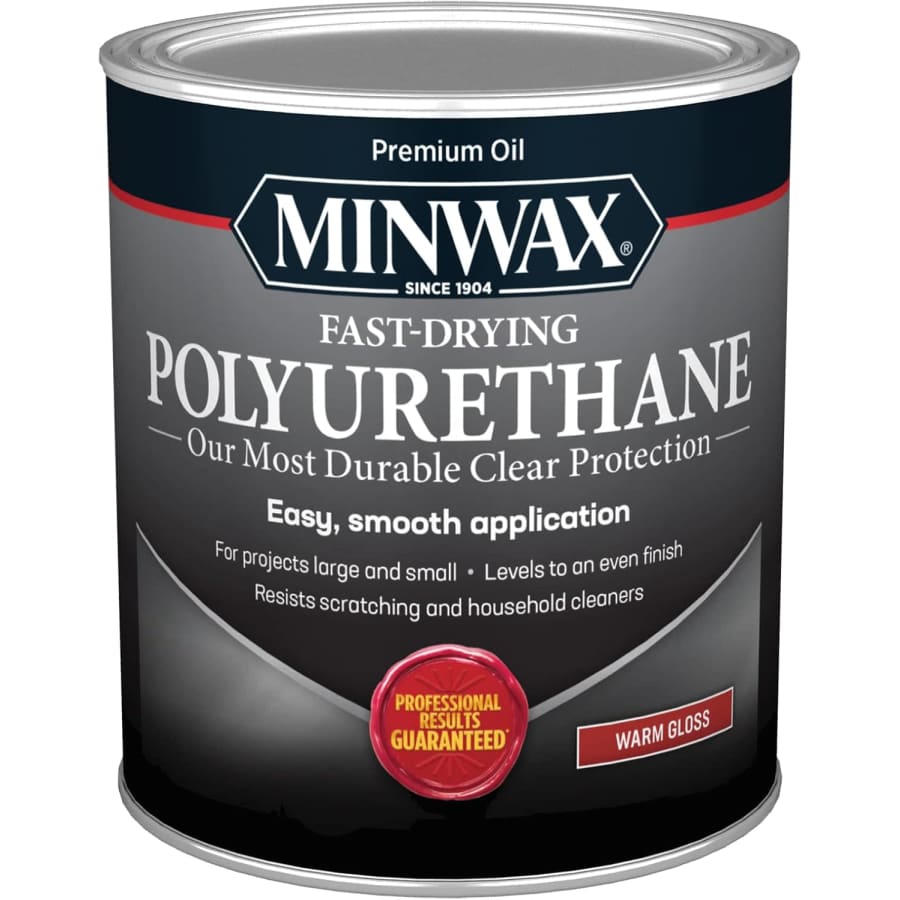 Minwax Fast Drying Polyurethane Clear Gloss 1-Quart: $10