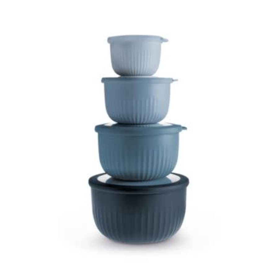 Art & Cook 8-Piece Round Nesting Bowl Set w/ Lids: $9.93