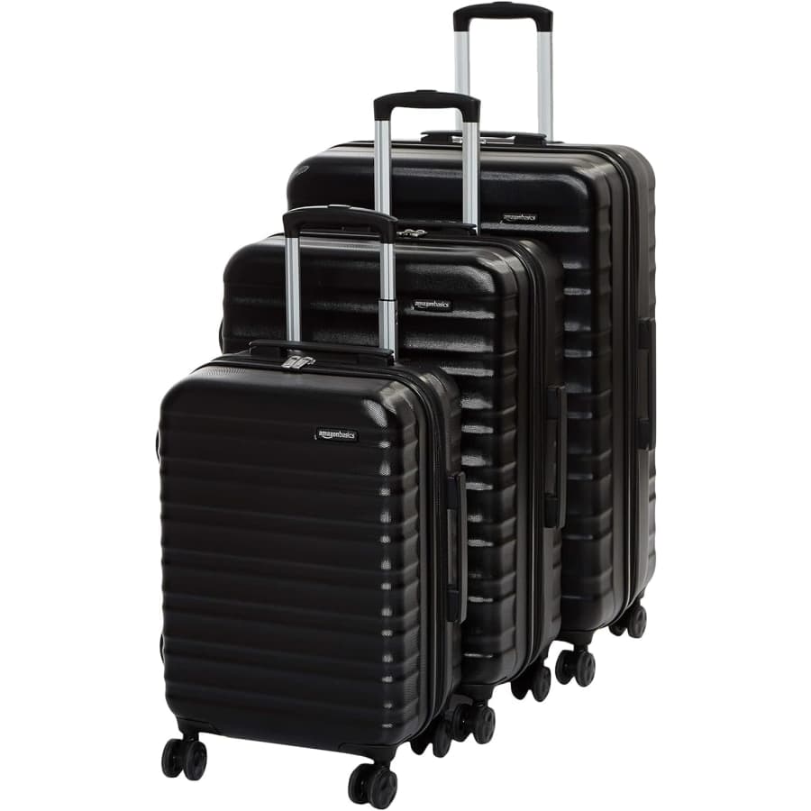 Amazon Basics 3-Piece Luggage Set: $115 Amazon Basics 3-Piece Luggage Set: $115