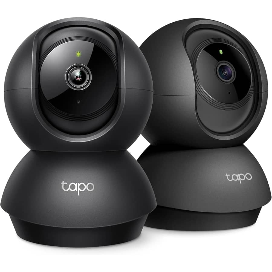 Tapo TP-Link 2K Pan/Tilt Indoor Security Camera 2-Pack: $35