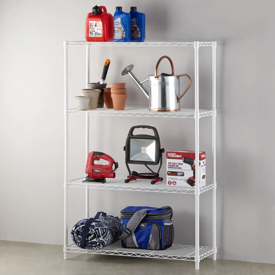 Hyper Tough 54" 4-Tier Wire Shelf: $46 Hyper Tough 54" 4-Tier Wire Shelf: $46