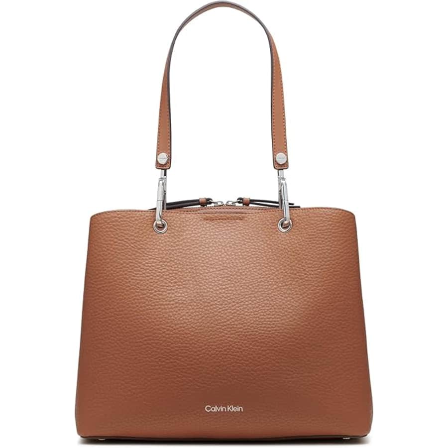 Calvin Klein Garnet Triple Compartment Tote Bag: $68