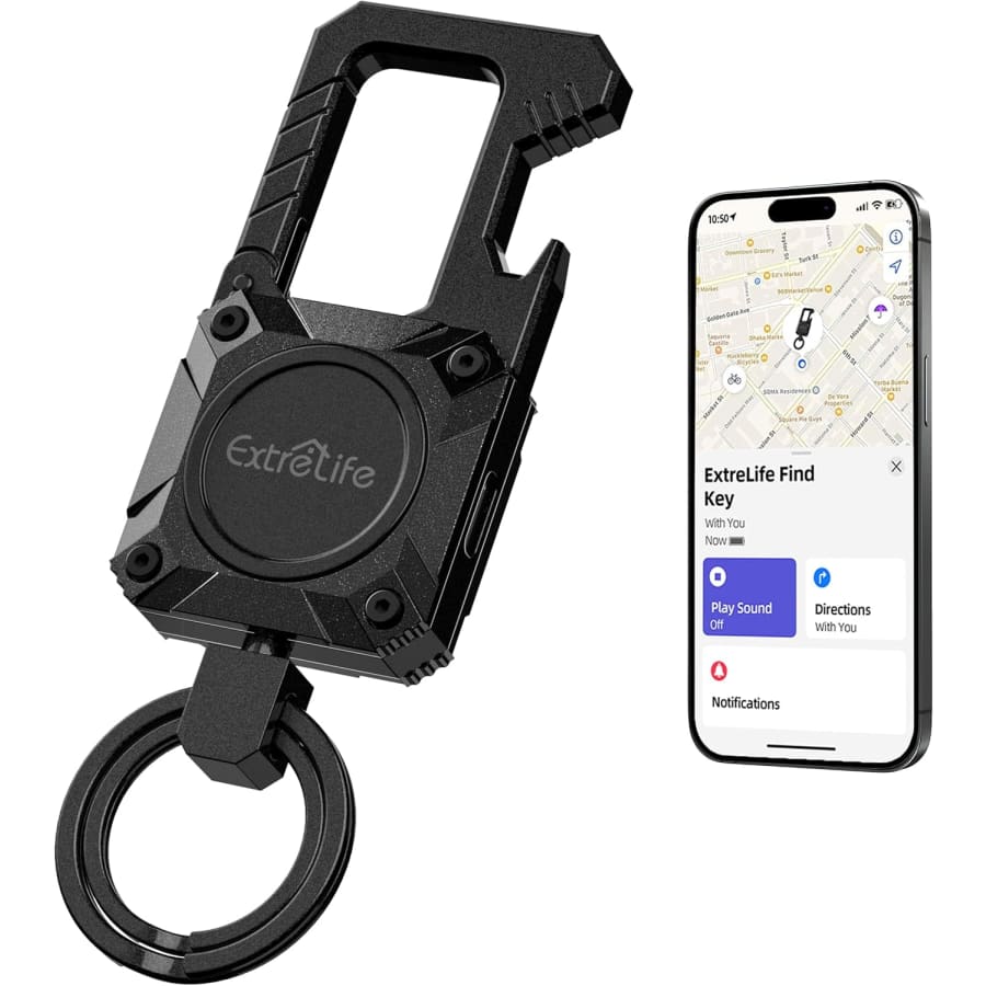 ExtreLife Heavy Duty Bluetooth Tracker Carabiner Key Chain w/ Bottle Opener: $23.75 ExtreLife Heavy Duty Bluetooth Tracker Carabiner Key Chain w/ Bottle Opener: $23.75