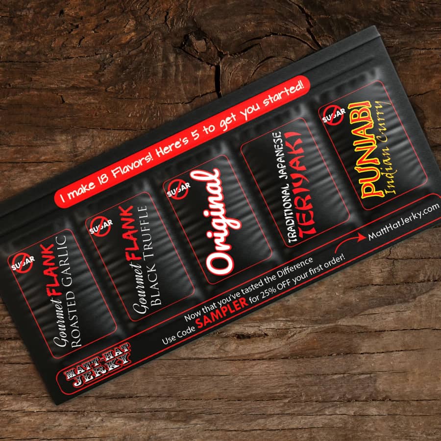 Matt-Hat Jerky Sample Pack: Free Matt-Hat Jerky Sample Pack: Free