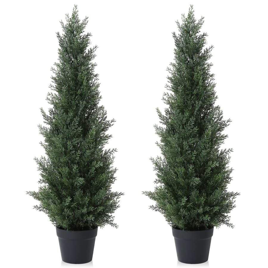 3-Foot Artificial Cedar Tree 2-Pack: $39.49