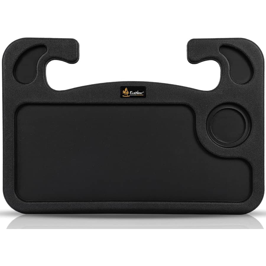EcoNour 2-in-1 Car Steering Wheel Desk: $10