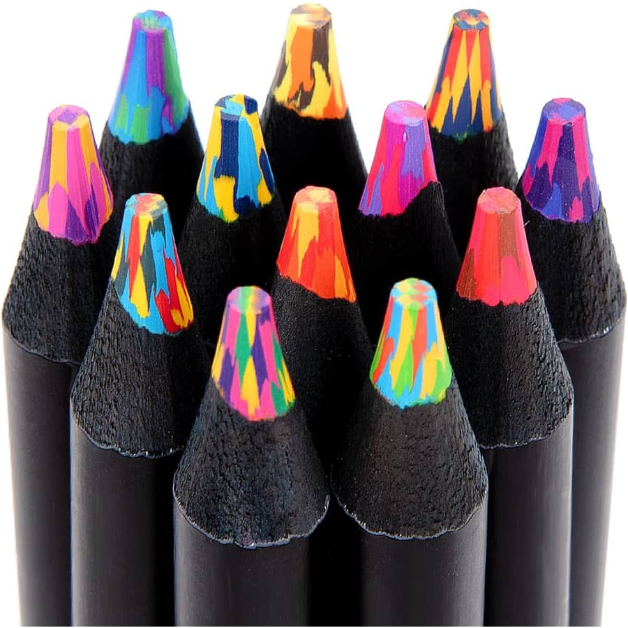 Rainbow Colored Pencils 12-Pack: $6.99
