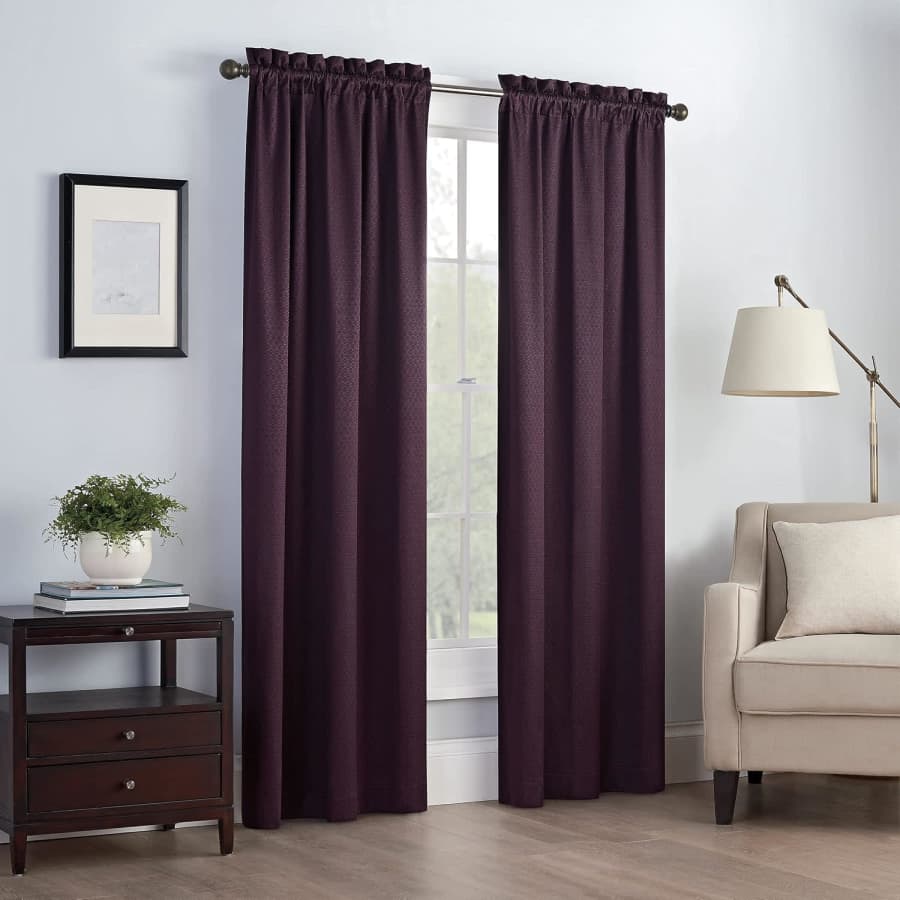 Eclipse Canova 42x63" Rod Pocket Single-Panel Privacy Window Treatment: $6.70 Eclipse Canova 42x63" Rod Pocket Single-Panel Privacy Window Treatment: $6.70