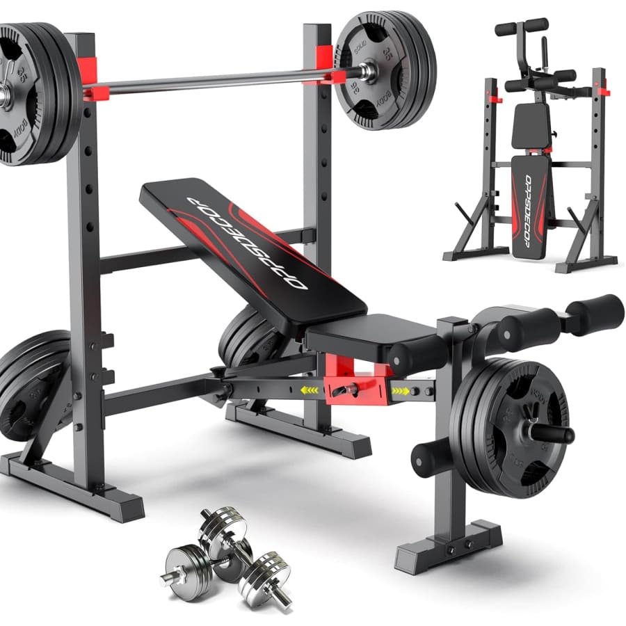 Oppsdecor Weight Bench Set: $119.99 Oppsdecor Weight Bench Set: $119.99
