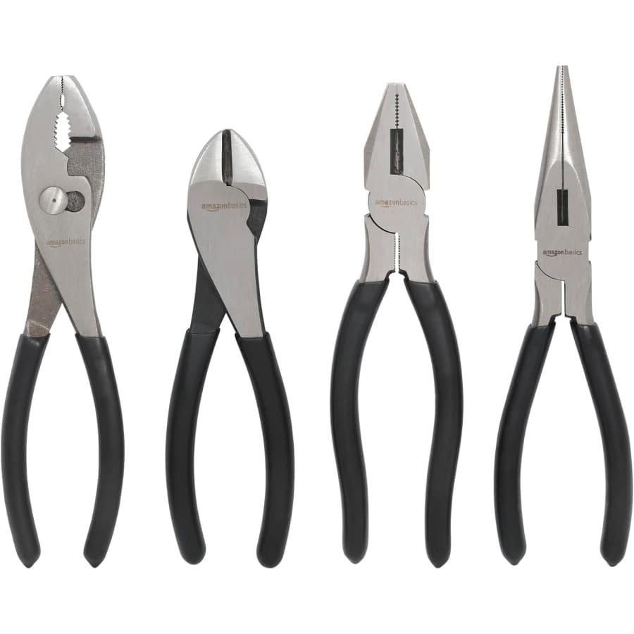 Amazon Basics 4-Piece Plier Set: $20 Amazon Basics 4-Piece Plier Set: $20