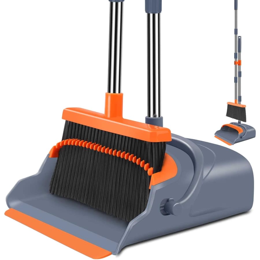 Self-Cleaning Broom and Dustpan Set: $19