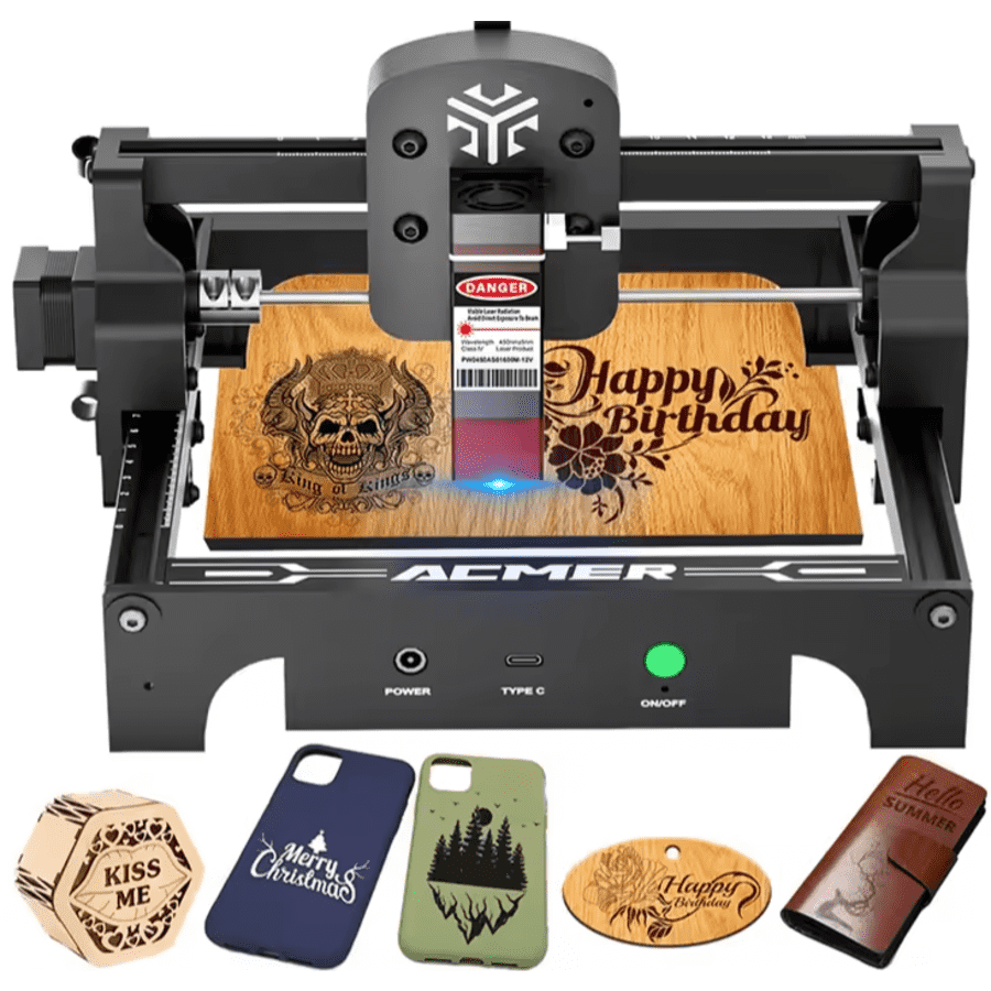 Acmer S1 2.5W Mini Portable Laser Engraver: $89.39 Acmer S1 2.5W Mini Portable Laser Engraver: $89.39