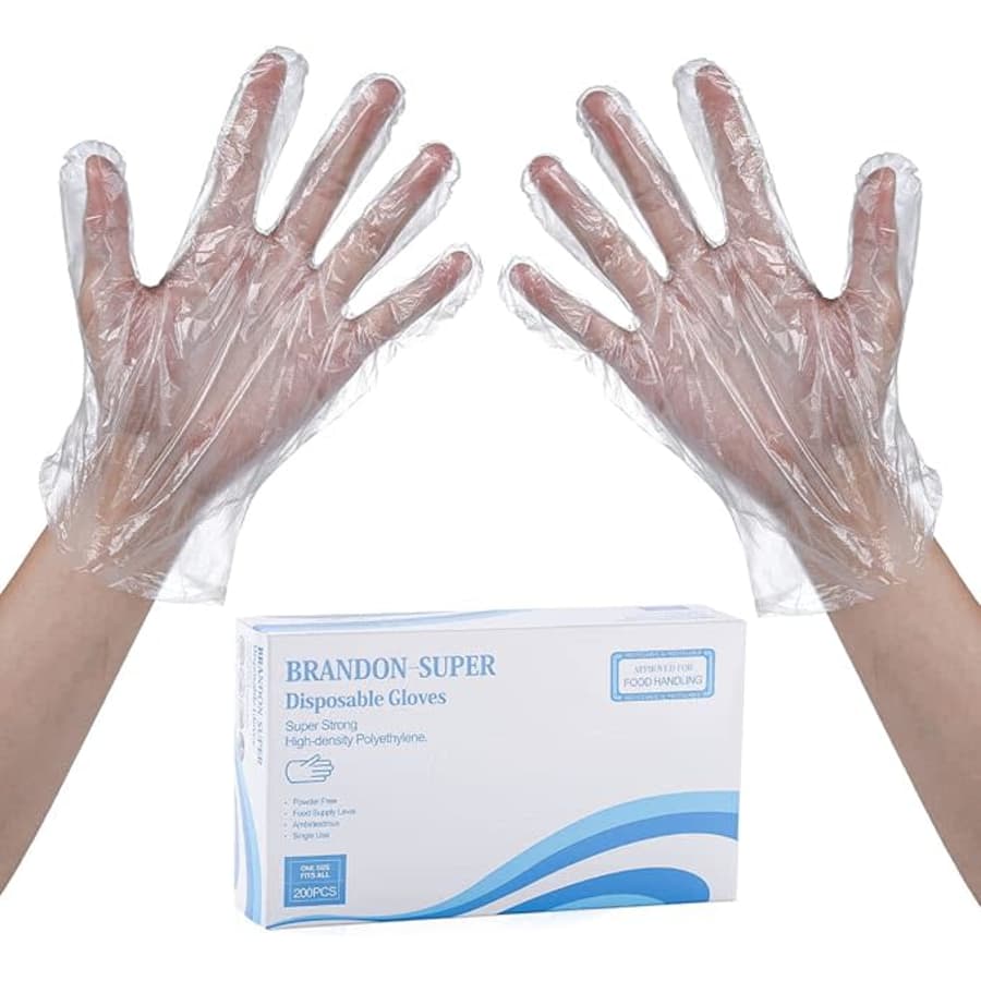 Disposable Food Gloves 200-Pack: $3.79 via Sub. & Save Disposable Food Gloves 200-Pack: $3.79 via Sub. & Save