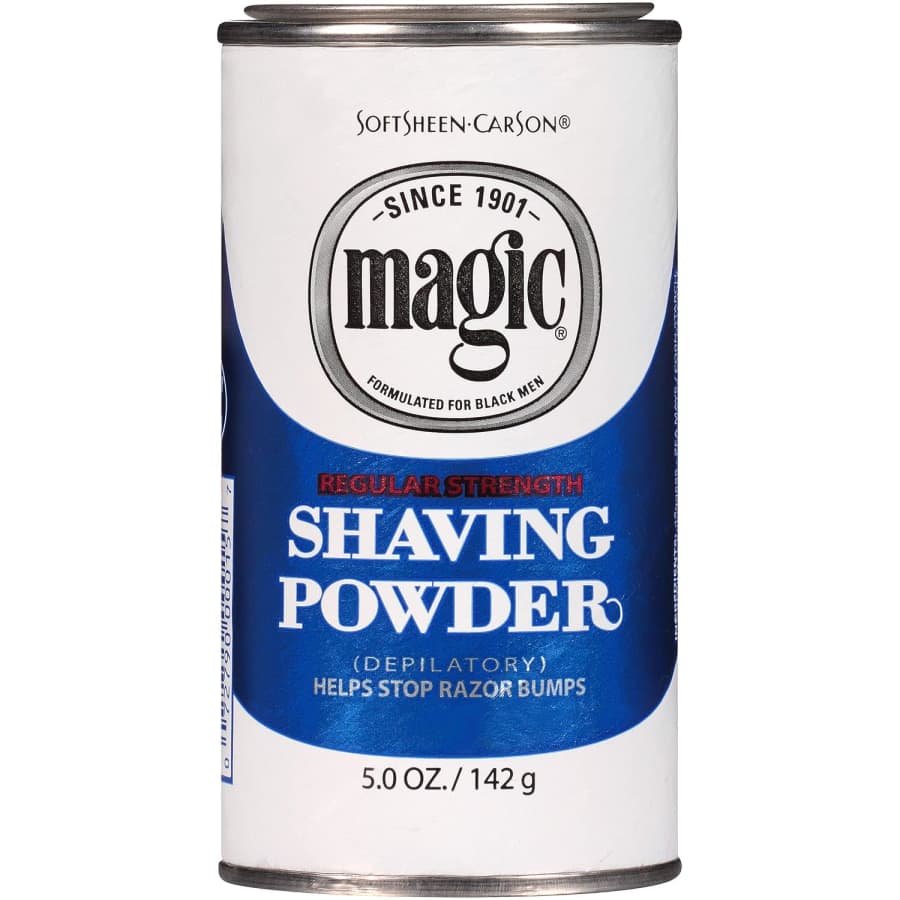 SoftSheen-Carson Magic Razorless Shaving Powder 5-oz. Can: $2.35 via Sub. & Save SoftSheen-Carson Magic Razorless Shaving Powder 5-oz. Can: $2.35 via Sub. & Save