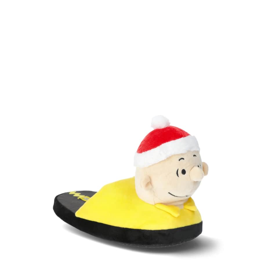 Peanuts Men's Charlie Brown 3D Plush Slippers: $10