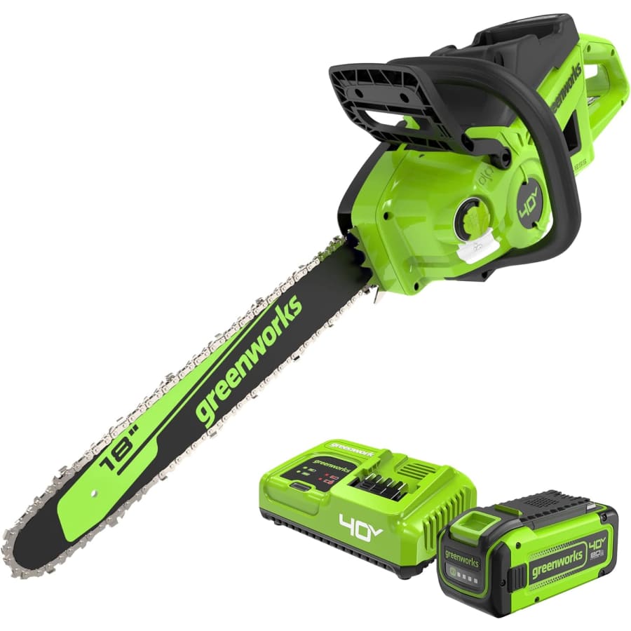 Greenworks 40V 18" Brushless Cordless Chainsaw: $275
