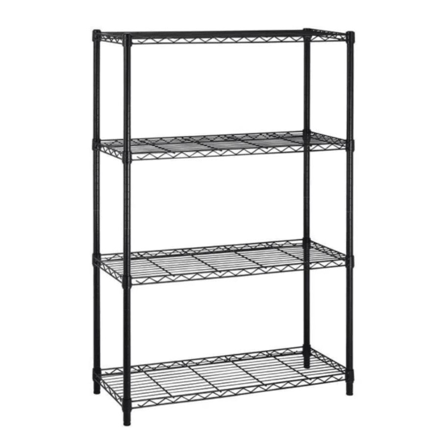 BestOffice 4-Shelf Wire Shelving Unit: From $34