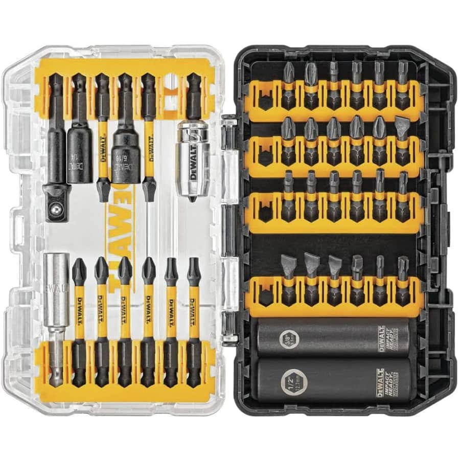 DeWalt Impact Ready Flextorq 40-Piece Steel Screwdriver Bit Set: $20