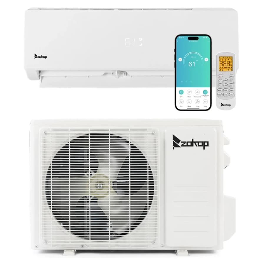 Zokop 12,000-BTU Ductless Air Conditioner: $375