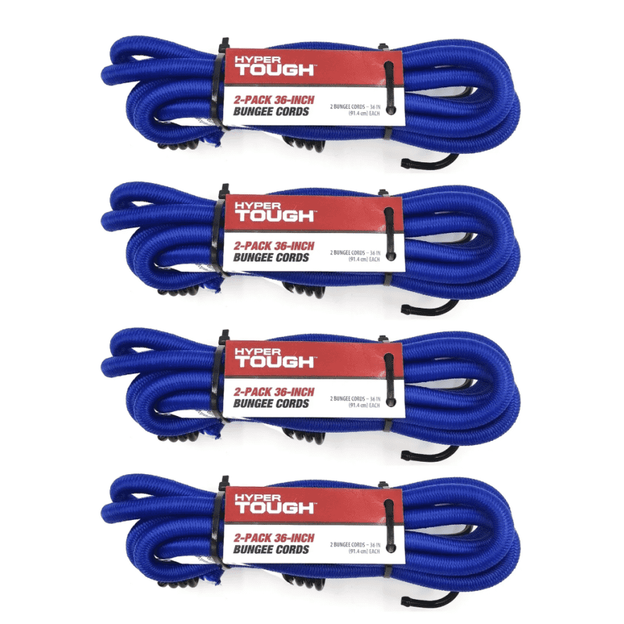 Hyper Tough 36" Bungee Cord 8-Pack: $13.97 Hyper Tough 36" Bungee Cord 8-Pack: $13.97