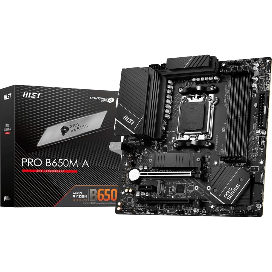 MSI PRO B650M-A WiFi V1 Motherboard: $120